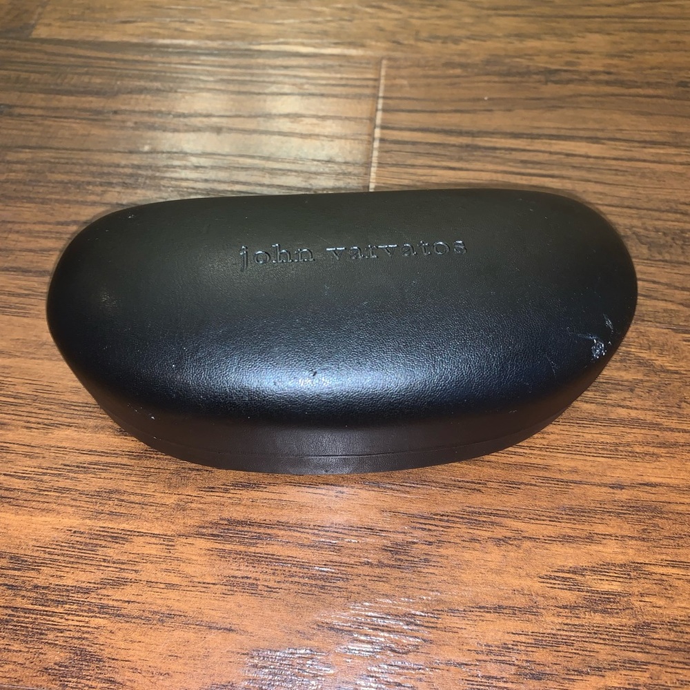 John Varvatos leather glasses case